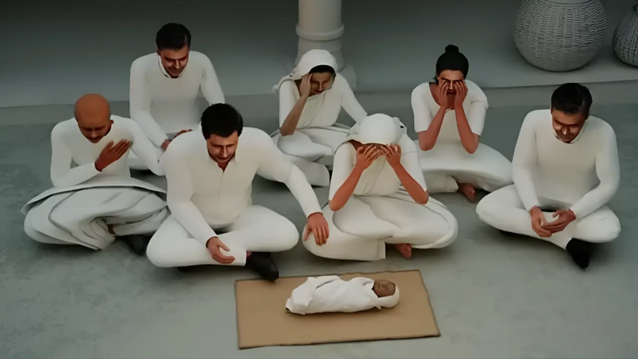 बच्चों के दफनाने की परंपरा